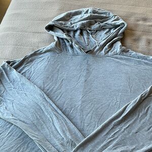 Eddie Bauer Light Gray Pullover Hoodie